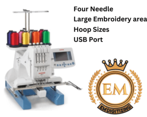 Janome MB-4Se Four-Needle Embroidery Machine Features