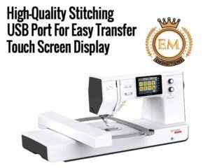 Bernette B79 Embroidery Machine Pros