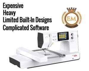 Bernette B79 Embroidery Machine Cons