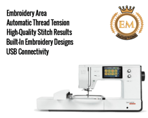 Bernette B70 Deco Embroidery Machine Features