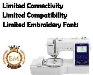 Cons Of Brother NS1750D Embroidery Machine