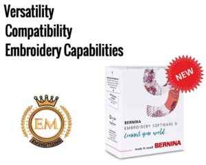 Bernina Embroidery Software 9 Pros