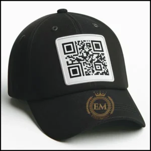 QR Code Cap Embroidery