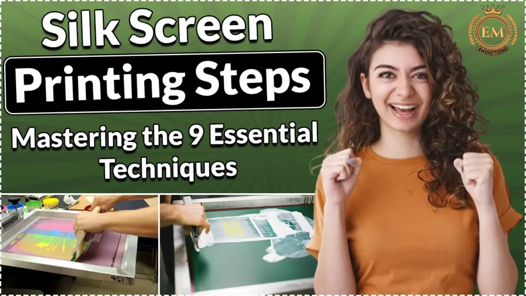 Silk Screen Printing Steps Mastering the 9 Essential Techniques