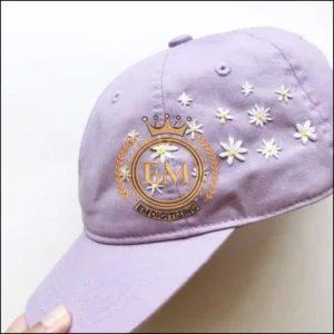 Stitching Basic Embroidery Designs on Headwear