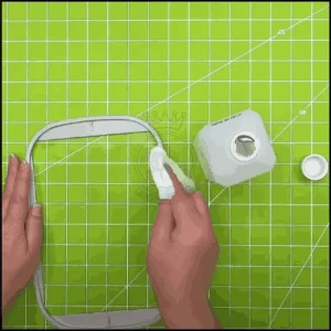 Cleaning the Hoop Frame and Inner Hoop