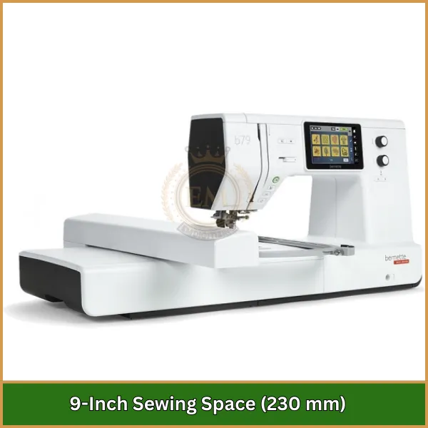 9-Inch Sewing Space (230 mm)