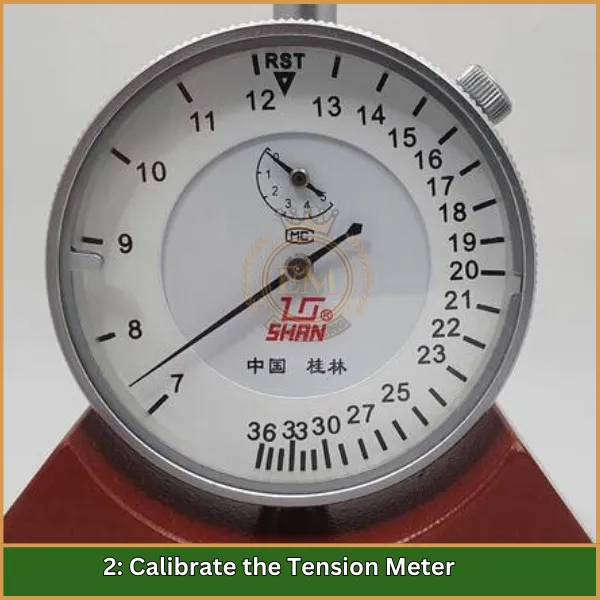 Calibrate the Tension Meter