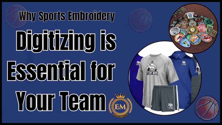 Why Sports Embroidery Digitizing is Essential for Your Team?