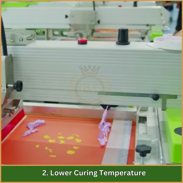 2. Lower Curing Temperature