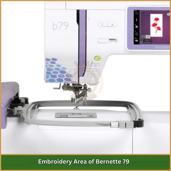 Embroidery Area of Bernette 79