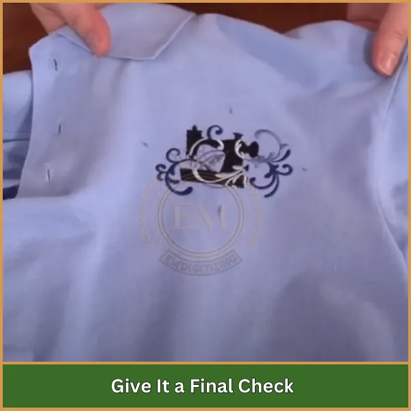 Give It a Final Check