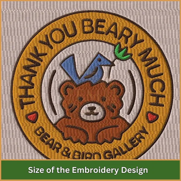 Size of the Embroidery Design