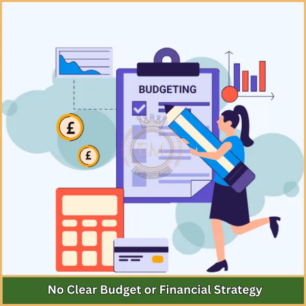 No Clear Budget or Financial Strategy