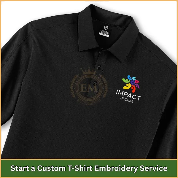 Start a Custom T-Shirt Embroidery Service