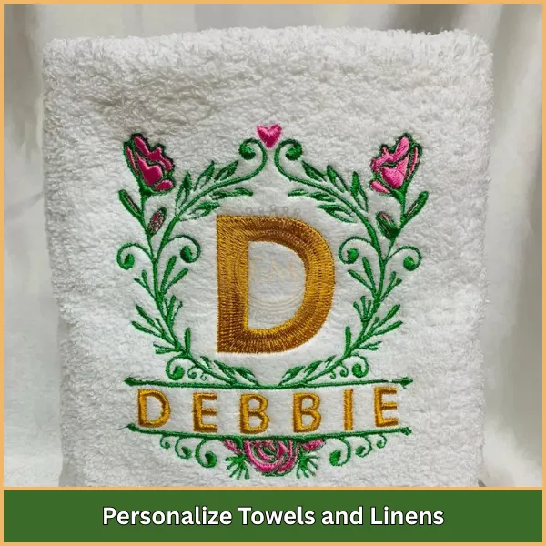Personalize Towels and Linens