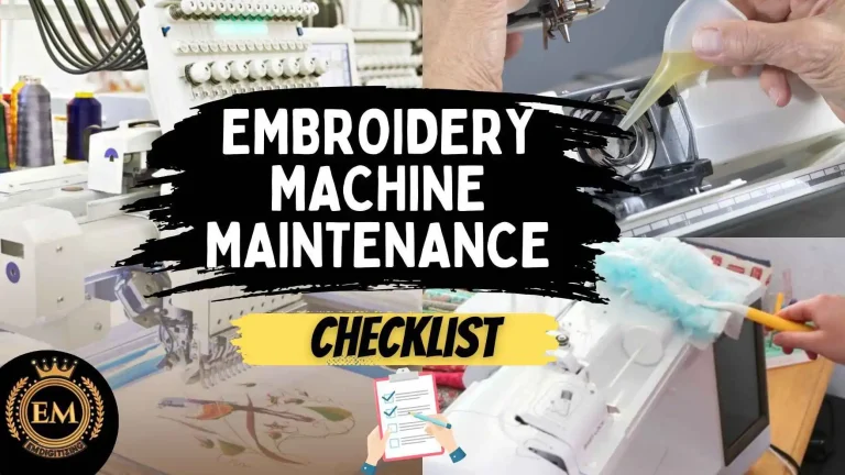 How to Do Embroidery Machine Maintenance Like a Pro