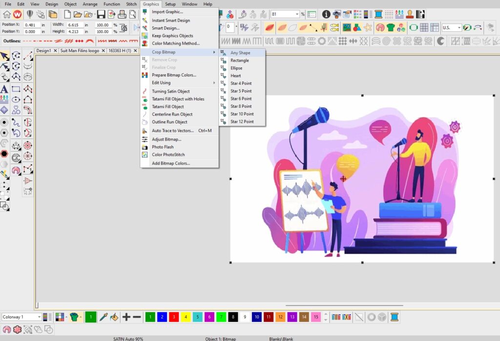  crop the image file prior to proceeding further