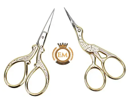 ¿Qué son las puntadas de salto y cómo eliminar las puntadas de salto? hummingbird embroidery scissors