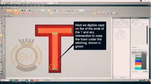 Digitize a Design for 3D Puff Embroidery