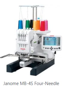 Janome MB-4S Four-Needle Embroidery Machine