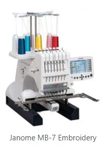 Janome MB 7 Embroidery Machine - Best Embroidery Machines for a Home Business