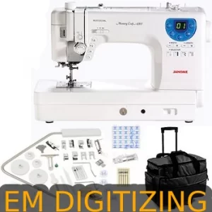 Janome Memory Craft 6300P Sewing and Embroidery Machine