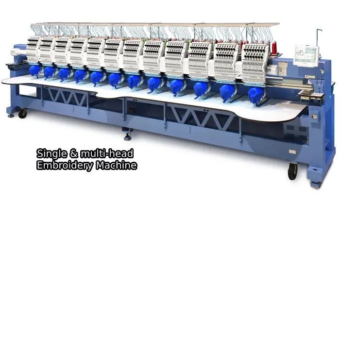 Single and multi-head Happy embroidery machine