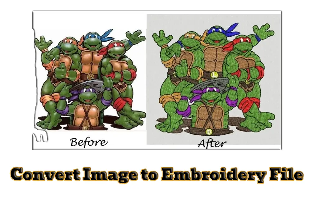 Convert Image to Embroidery File - EMDIGITIZING