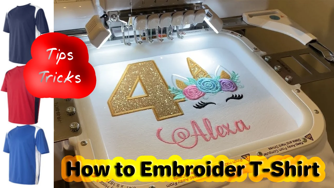 How to Embroider T-Shirt with tips and tricks