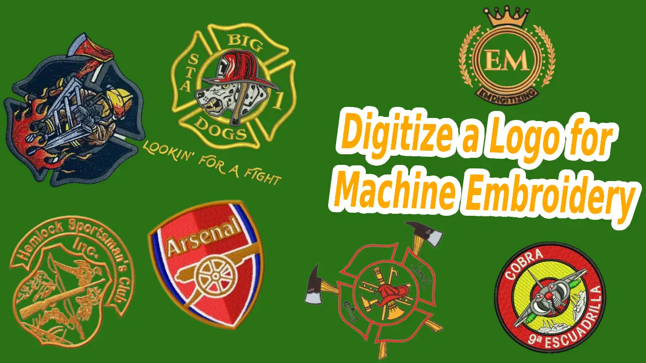 Digitize a Logo for Machine Embroidery