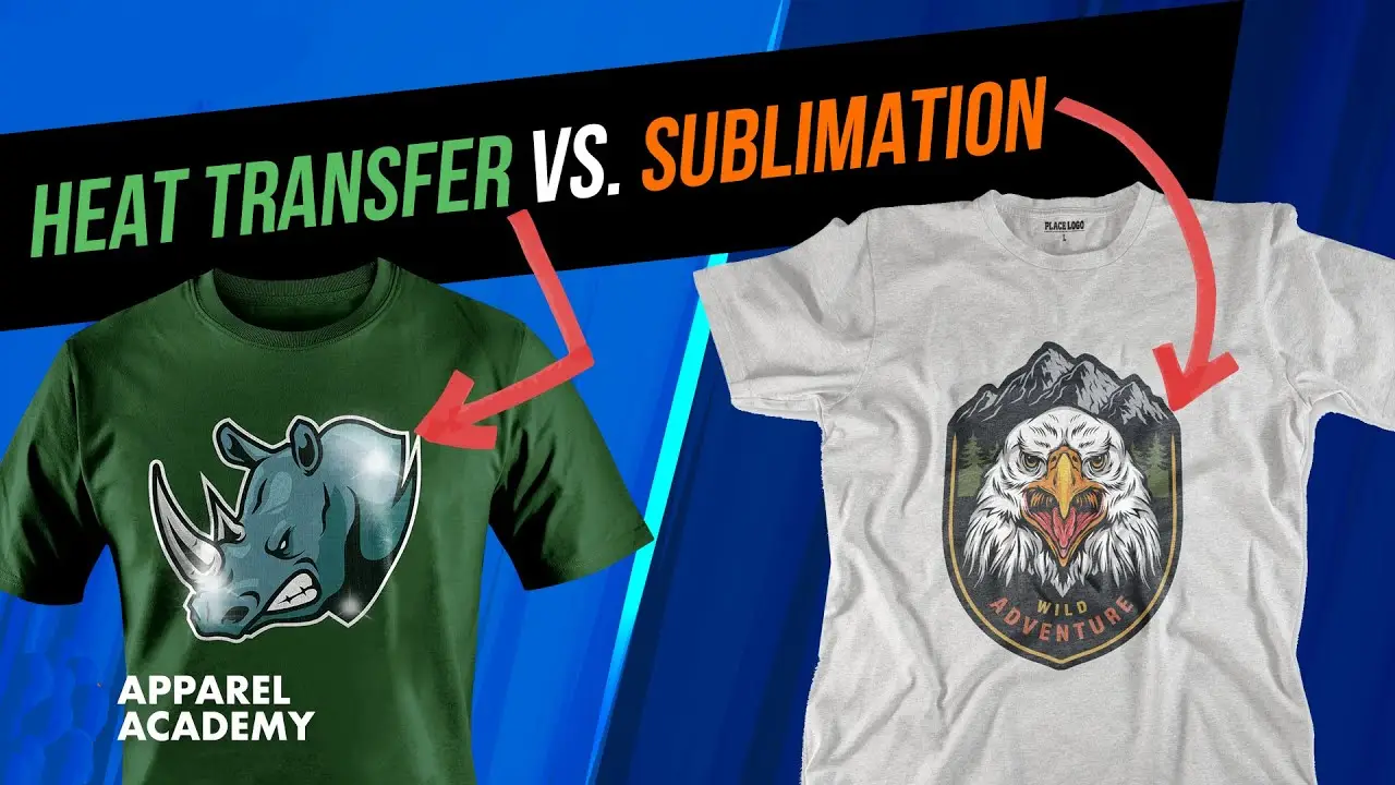 Heat Transfer Vs Sublimation T Shirt Printing And More 0589