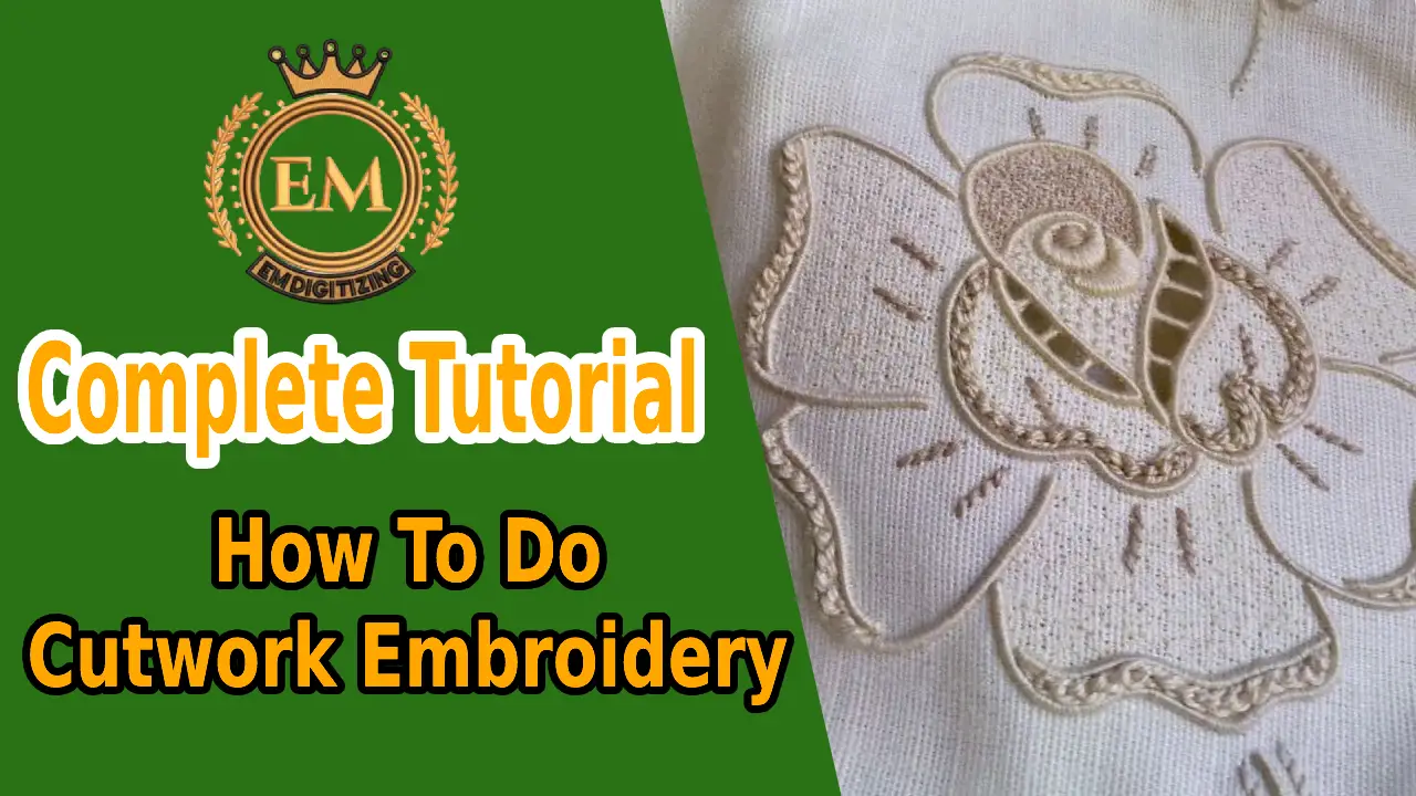 How To Do Cutwork Embroidery - Complete Tutorial