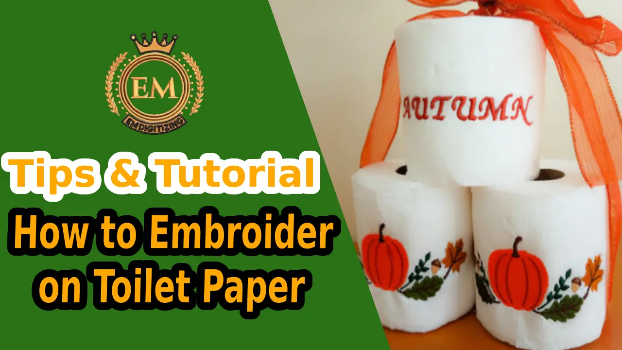 How to Embroider on Toilet Paper - Tips & Tutorial