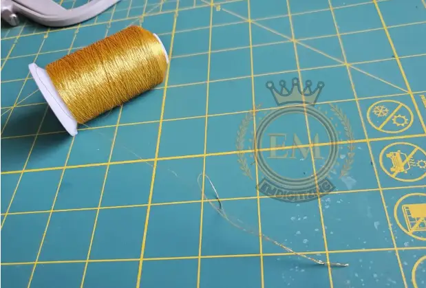 Why is it so challenging to embroider with metallic thread?