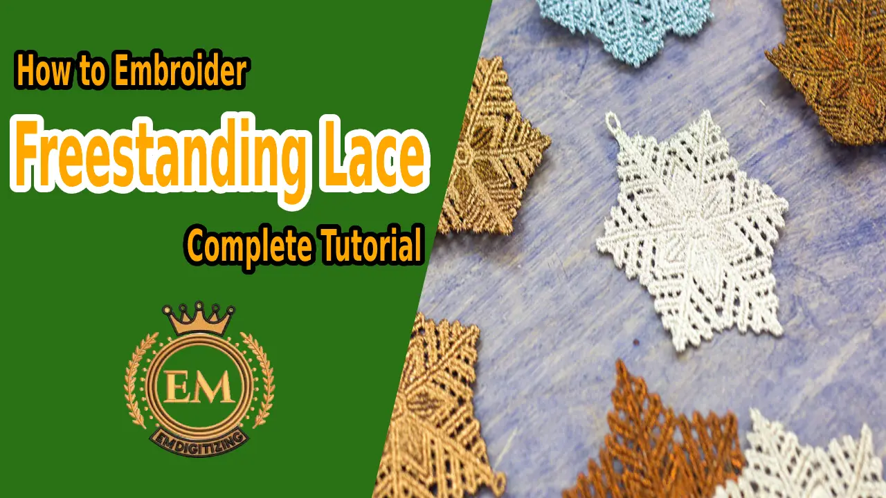 How to Embroider Freestanding Lace - Complete Tutorial