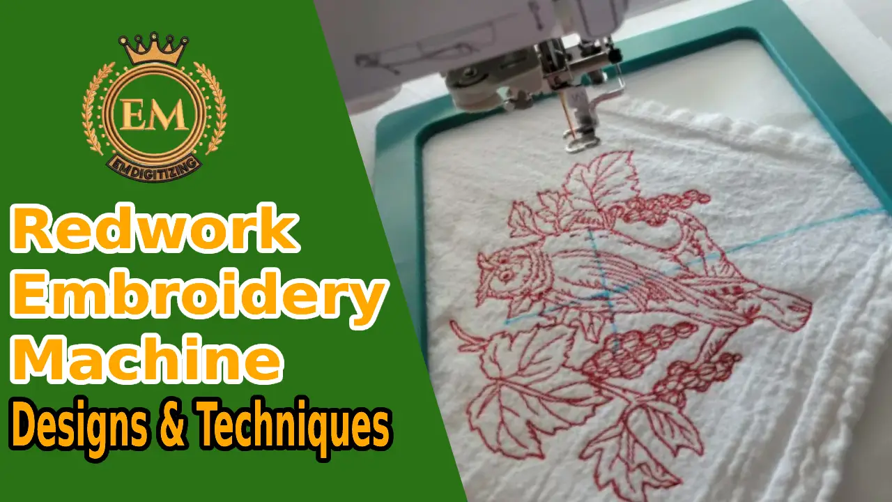 Redwork Embroidery Machine Designs & Techniques