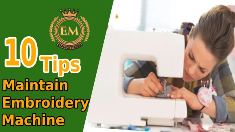 Top 10 Tips To Maintain The Embroidery Machine