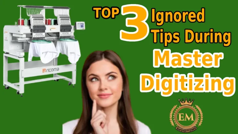 Top 3 Ignored Tips During Master Digitizing for Embroidery Designs