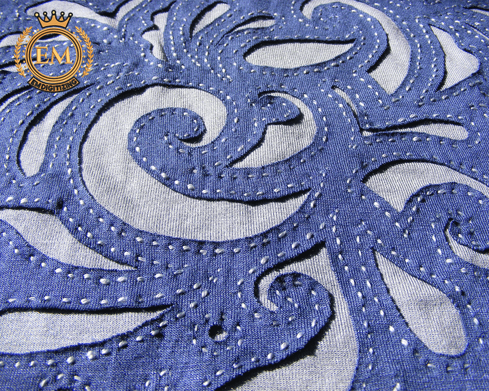 How To Create Appliqué Embroidery Designs By Digitizing?