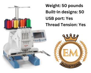 Janome MB-4Se Four-Needle Embroidery Machine Specifications
