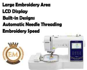 Brother NS1750D Embroidery Machine Features