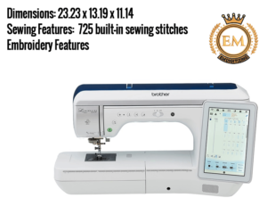 Brother Innov-Is XP1 Luminaire Sewing & Embroidery Machine Specifications
