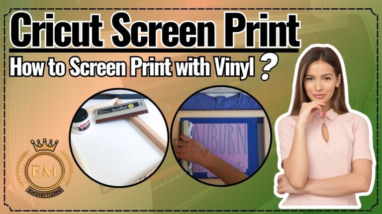 Cricut Screen Print How to Screen Print with Vinyl