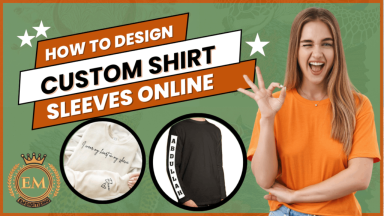 How to Design Custom Shirt Sleeves Online