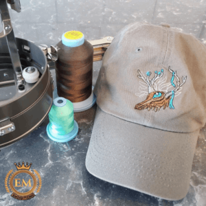Embroidering The Front And Center Of Hats