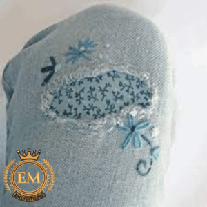 Use Embroidery to Reinforce Worn Fabric