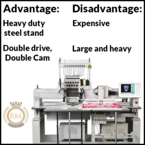 Advantages And Disadvantages Of Ricoma MCC-061501 Single-Head Embroidery Machine