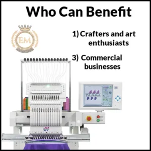 Who Can Benefit from the TMEZ-SC Embroidery Machine