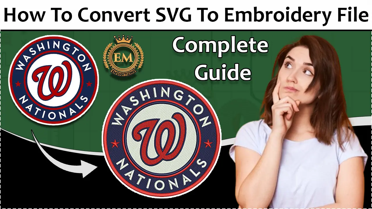 How To Convert SVG To Embroidery File Full Tutorial